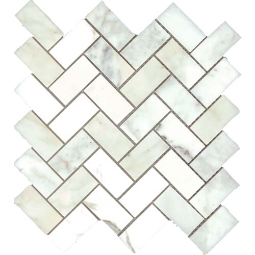 Calacatta Gold Herringbone Polished tile