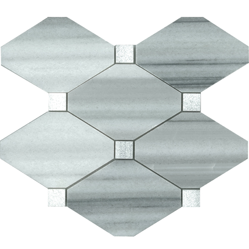 Zebrino Lantern Mosaic Honed tile