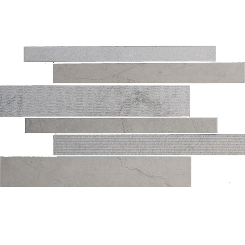 Silver Stone Lineality Large Honed tile