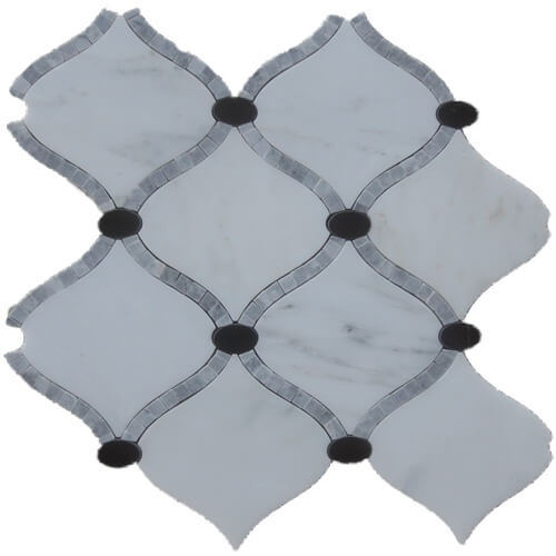 Cristallo Waterjet Statuar Bard Honed tile