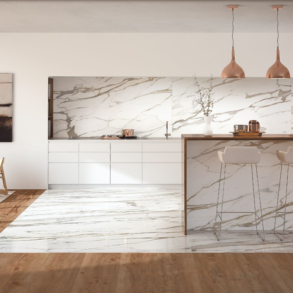 Classic Calacatta Gold tile